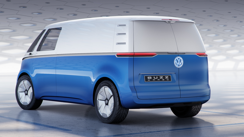 Illustration for article titled Volkswagen Shows Off Cargo Van Version of Its Reborn Electric Microbus